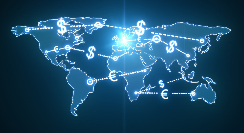 World map illustration